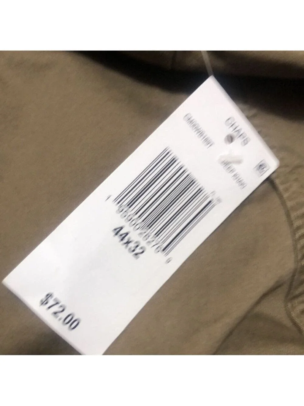 Chaps Slim Straight Chino Pants Sz 44 X 32